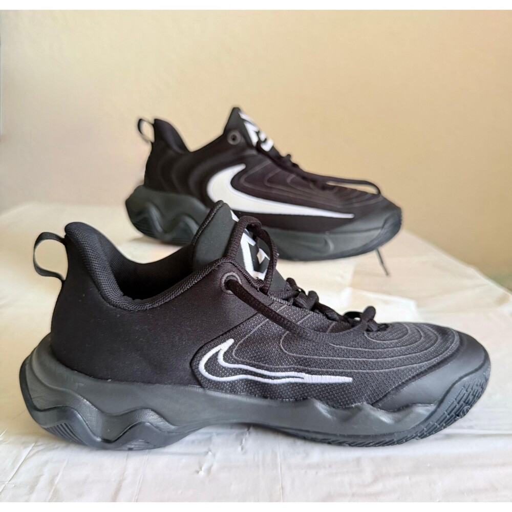 Nike Giannis Immortality 4 GS Black & White Basketball Sneakers 4.5Y